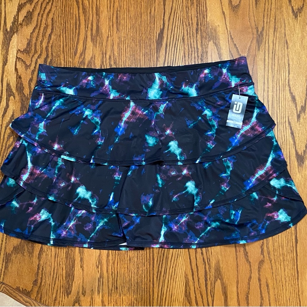 NWT ID Ideology Plus Size 3X Celestial Sky Print Active Skort Style 100160306WN